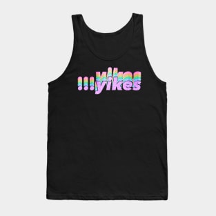 Yikes - Rainbow collored and glittering Tank Top